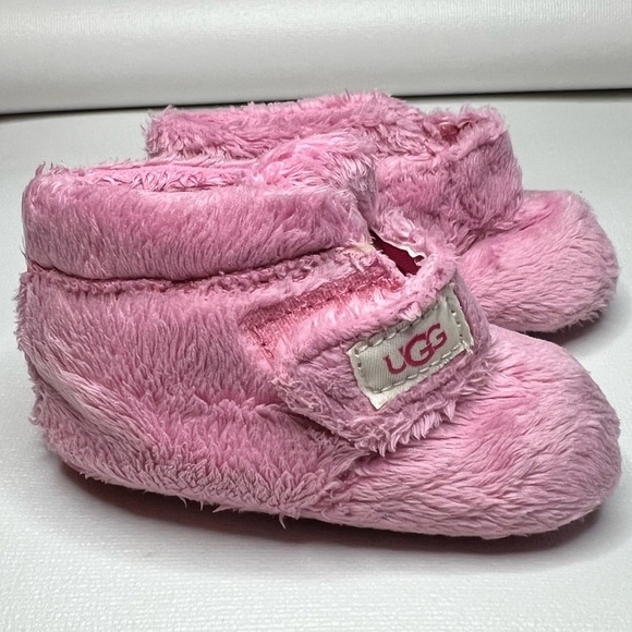 Ugg Infant Girl Bixbee boots - Pink - Size 2/3 - Picture 1 of 7